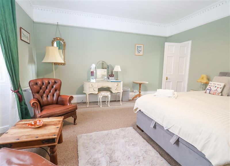 The living room at Flat 1, St Agnes House, Lyme Regis