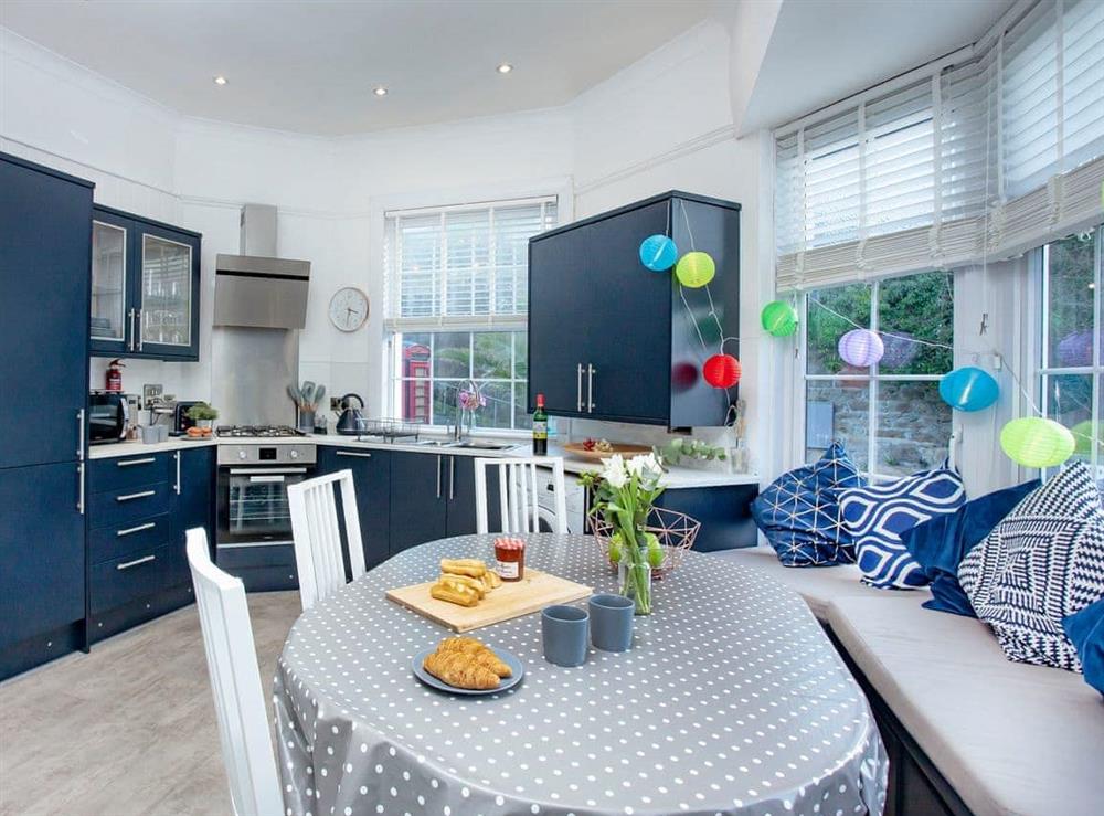 Kitchen/diner at Flat 1 in St Ives, Cornwall