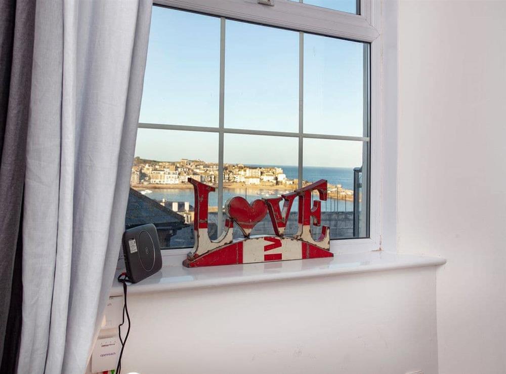 Living room at Flat 1 in St Ives, Cornwall