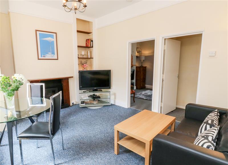 The living area at Flat 1, Teignmouth