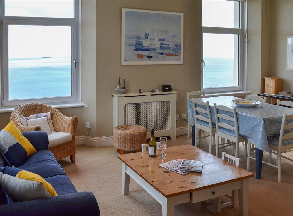 Delightful living area at Flat 10 in Coverack, near Helston, Cornwall
