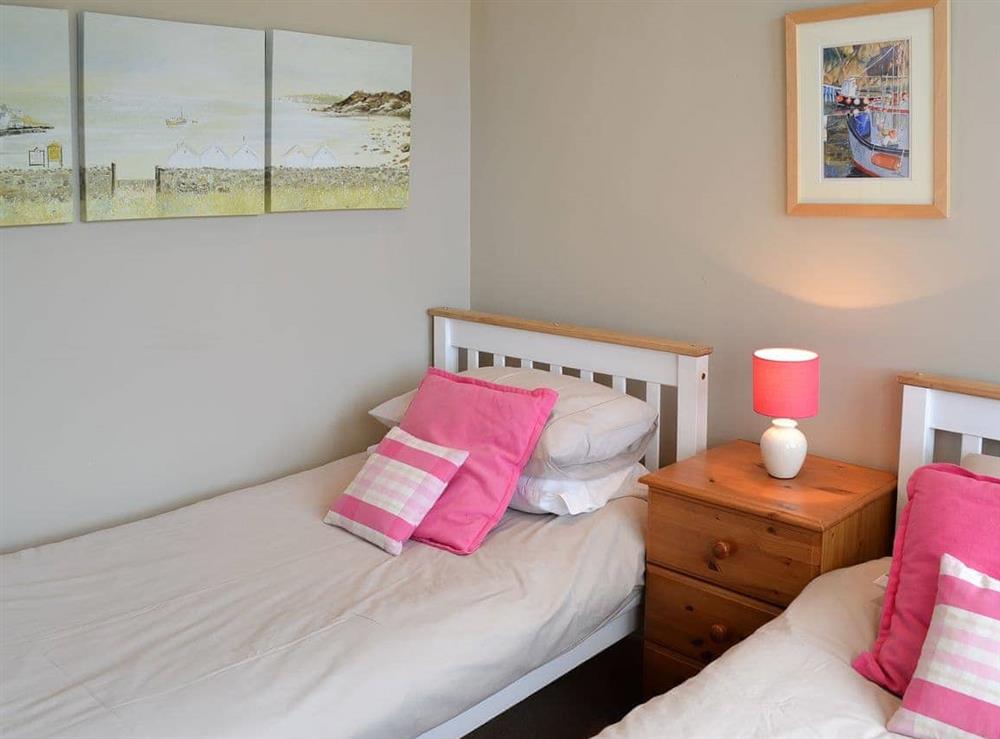 Lovely twin bedroom at Flat 10 in Coverack, near Helston, Cornwall