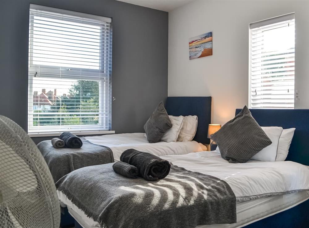 Twin bedroom at Flat 132 in Hornsea, North Humberside