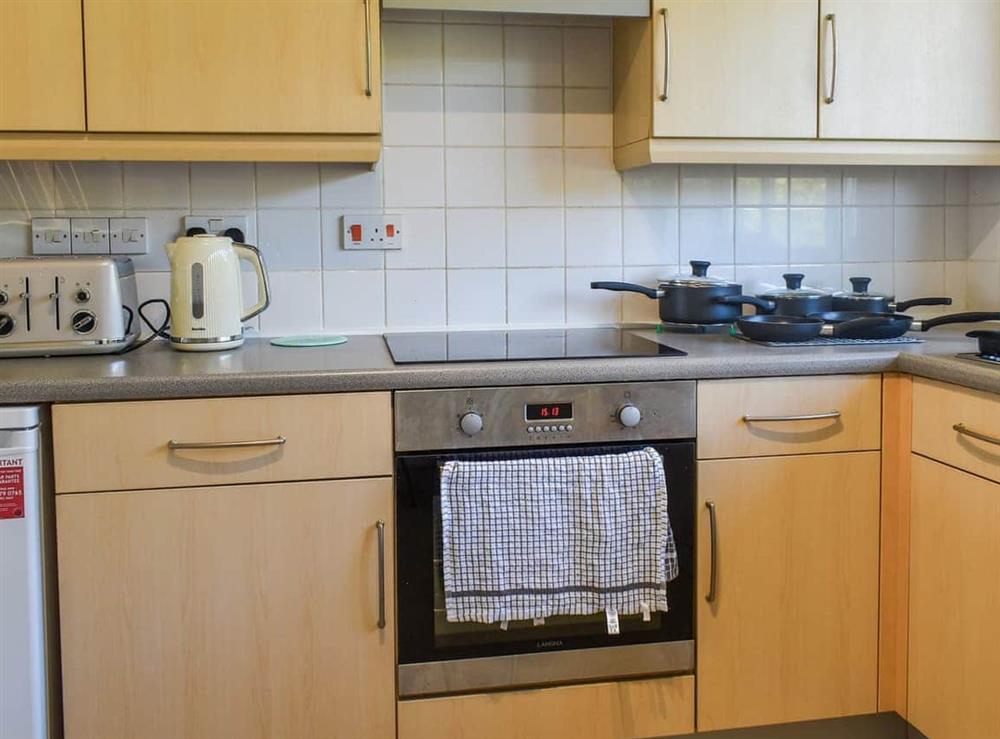 Kitchen at Flat 15 in Newquay, Cornwall