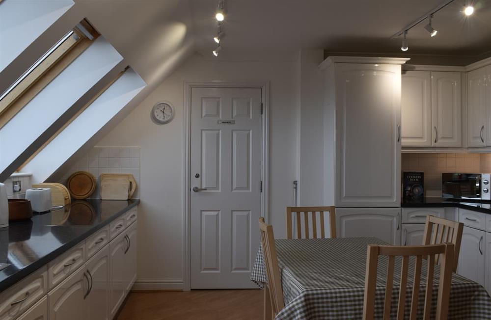 Kitchen/diner at Flat 18 Pochin House in St. Austell, Cornwall
