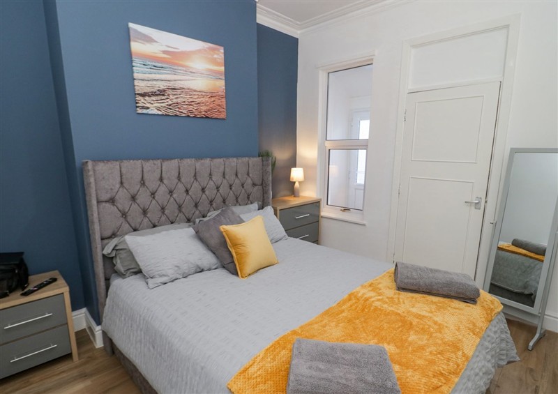 This is a bedroom at Flat 1A, Mona House, Deganwy