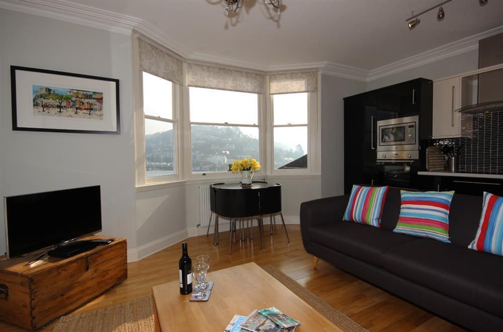 Delightful open plan living accommodation with lovely river views (photo 2) at Flat 2, 32 Newcomen Road in The Plaice, Dartmouth