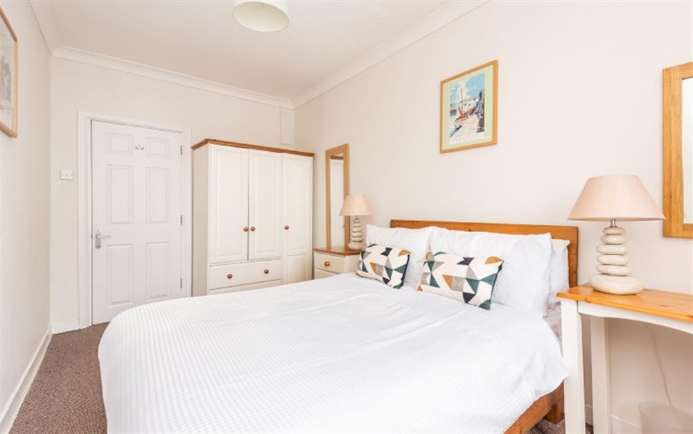 Bedroom 2 double at Flat 2, Harbour House in Lyme Regis