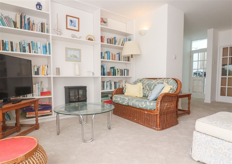 The living area at Flat 2, Moonrakers, Carbis Bay