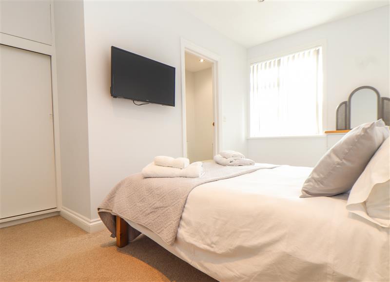 One of the bedrooms at Flat 2 Niles Place, St Merryn