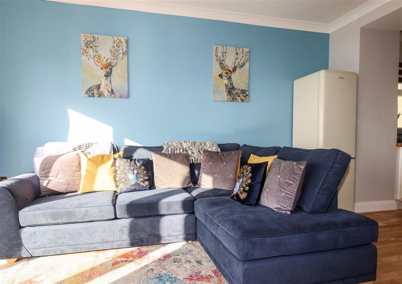 The living area at Flat 2, Porth near Newquay