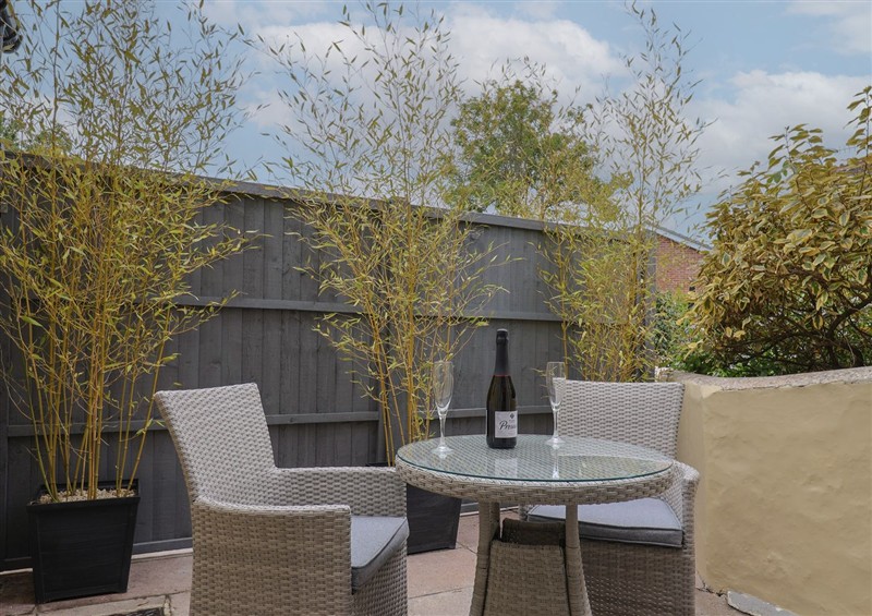 This is the garden at Flat 2 The Cedars, Lyme Regis
