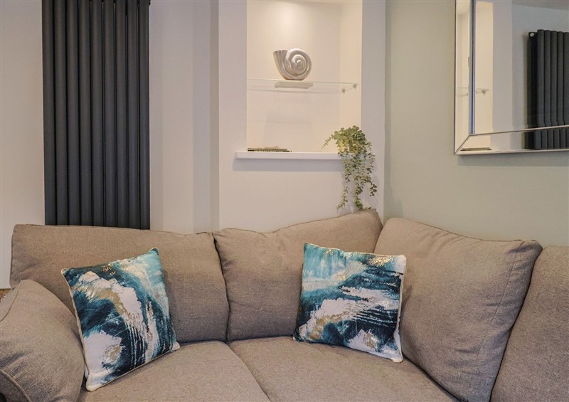 This is the living room at Flat 2 The Cedars, Lyme Regis