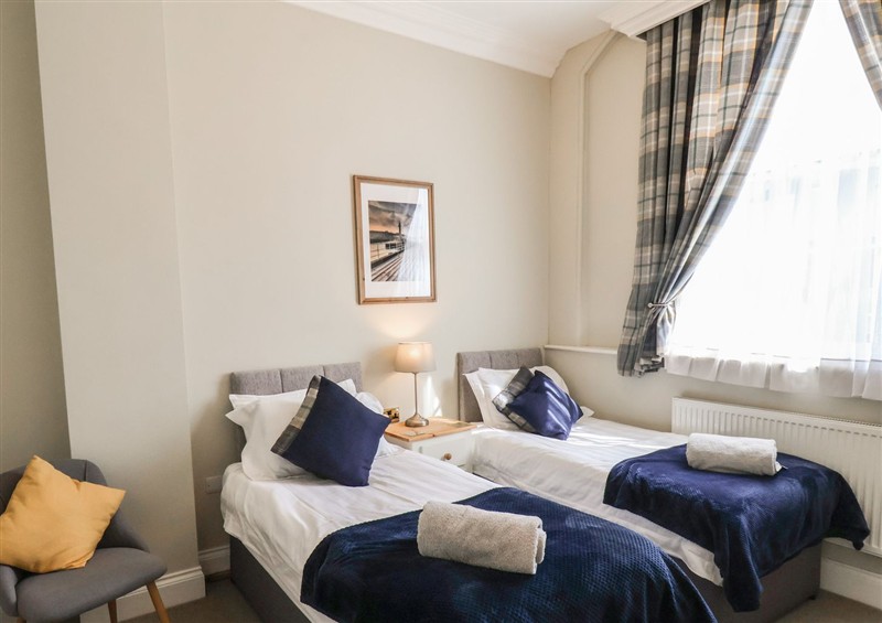 This is a bedroom at Flat 2 The Old Chapel, Whitby