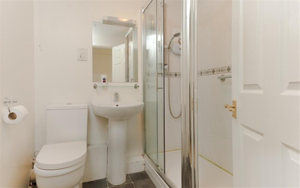Bathroom at Flat 2, West Quay House in Looe