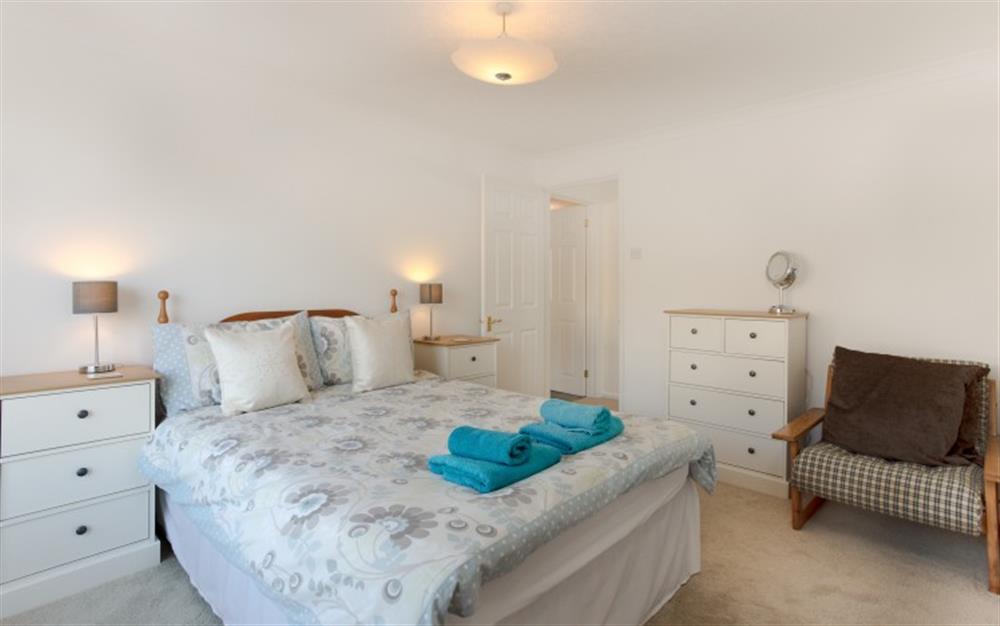 Bedroom at Flat 2, West Quay House in Looe