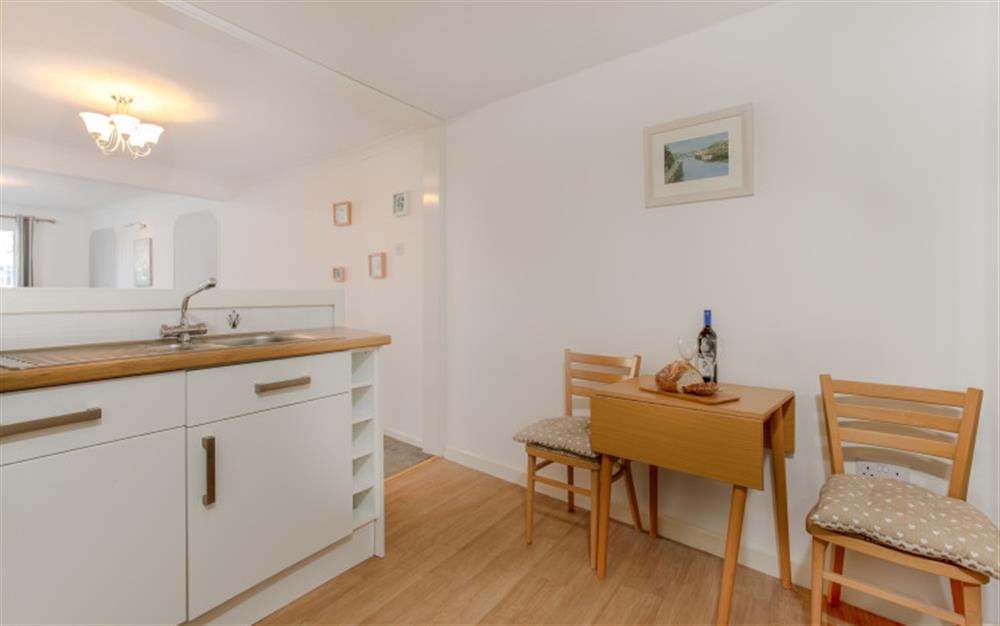 Kitchen at Flat 2, West Quay House in Looe