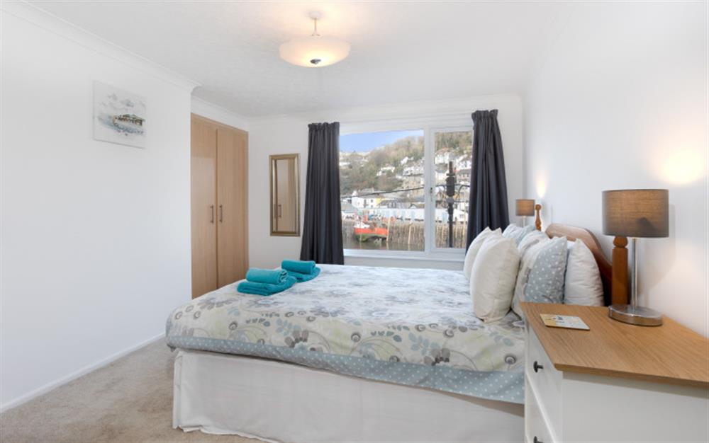 One of the bedrooms at Flat 2, West Quay House in Looe