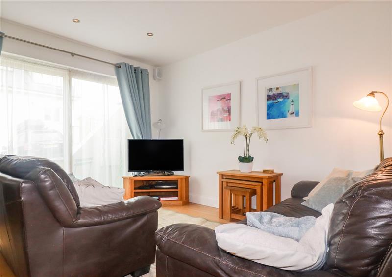 Enjoy the living room at Flat 21, Constantine Bay