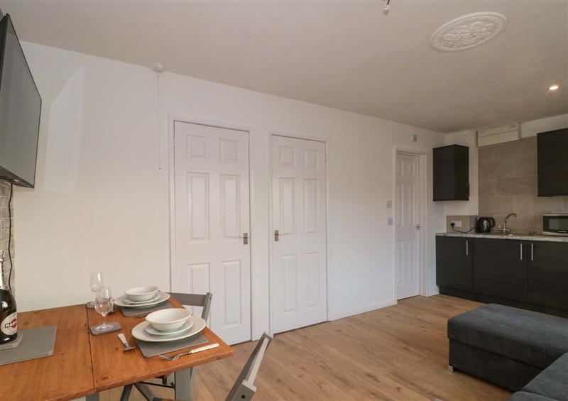 A bedroom in Flat 24 at Flat 24, Brean
