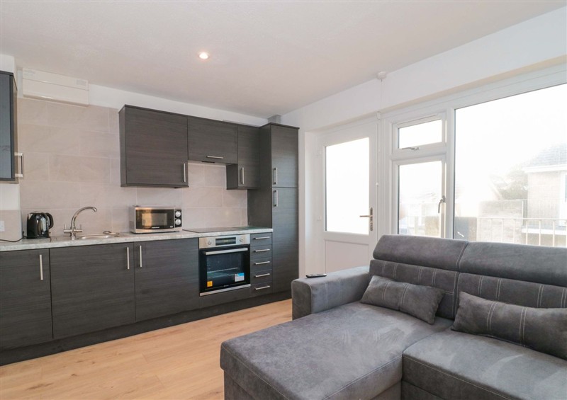 One of the bedrooms at Flat 24, Brean