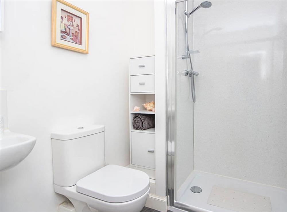 Shower room at Flat 3, Barron House in Nairn, Morayshire