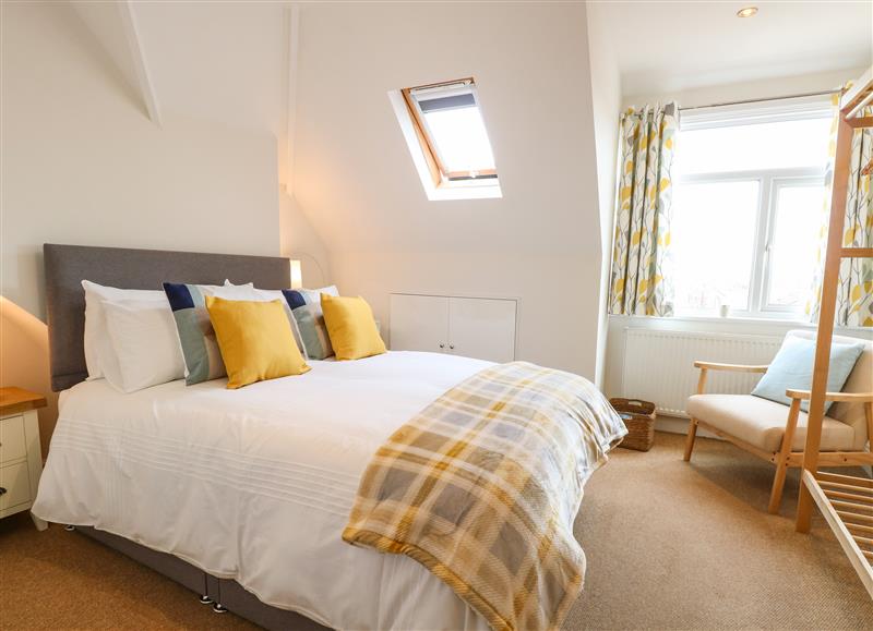 This is the bedroom at Flat 3, Cromer