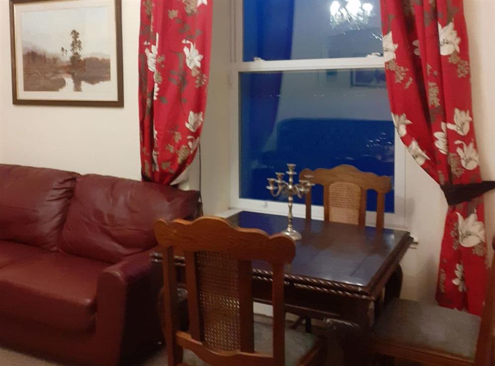 Living room/dining room at Flat 3 in Inellan, Dunoon, Argyll