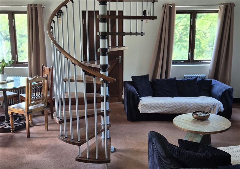 Relax in the living area at Flat 3, The Old Bakehouse, Ironbridge