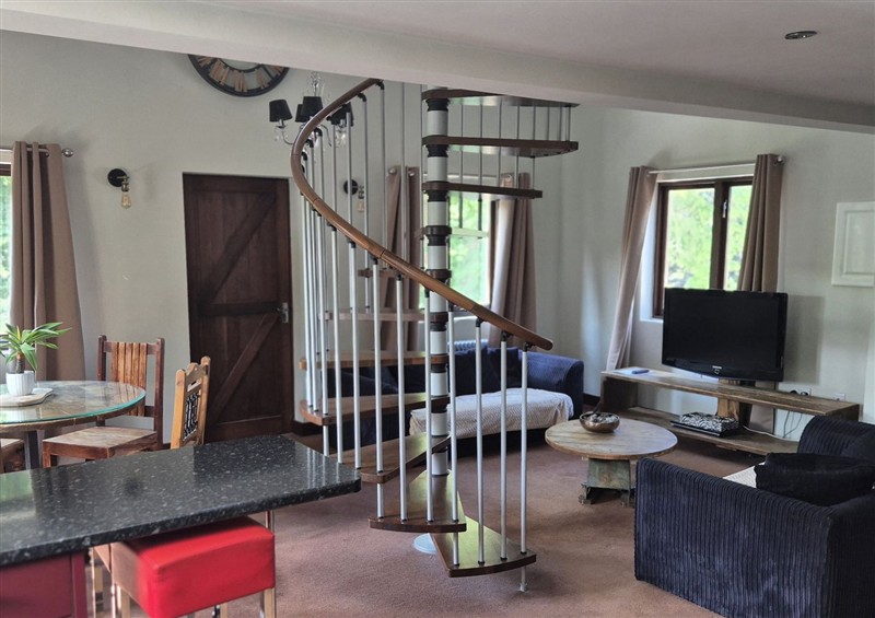 The living area at Flat 3, The Old Bakehouse, Ironbridge
