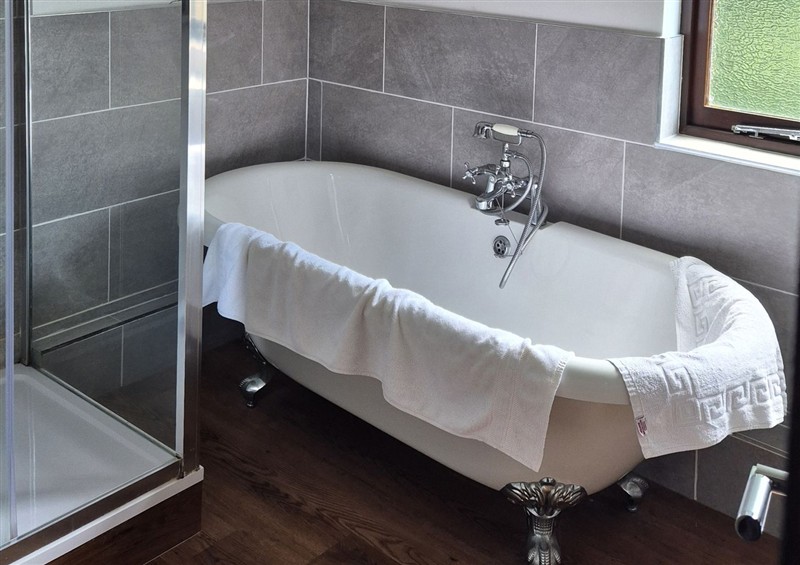 This is the bathroom at Flat 3, The Old Bakehouse, Ironbridge