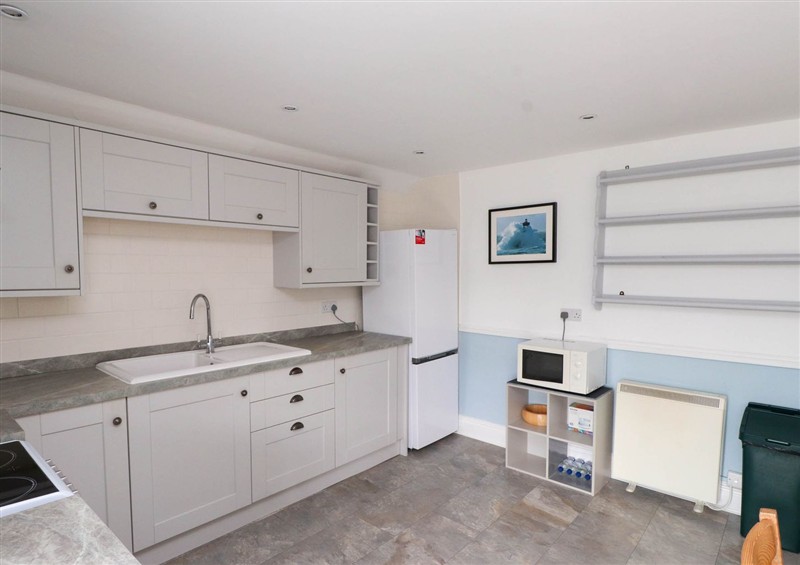 The kitchen at Flat 3, Trearddur Bay