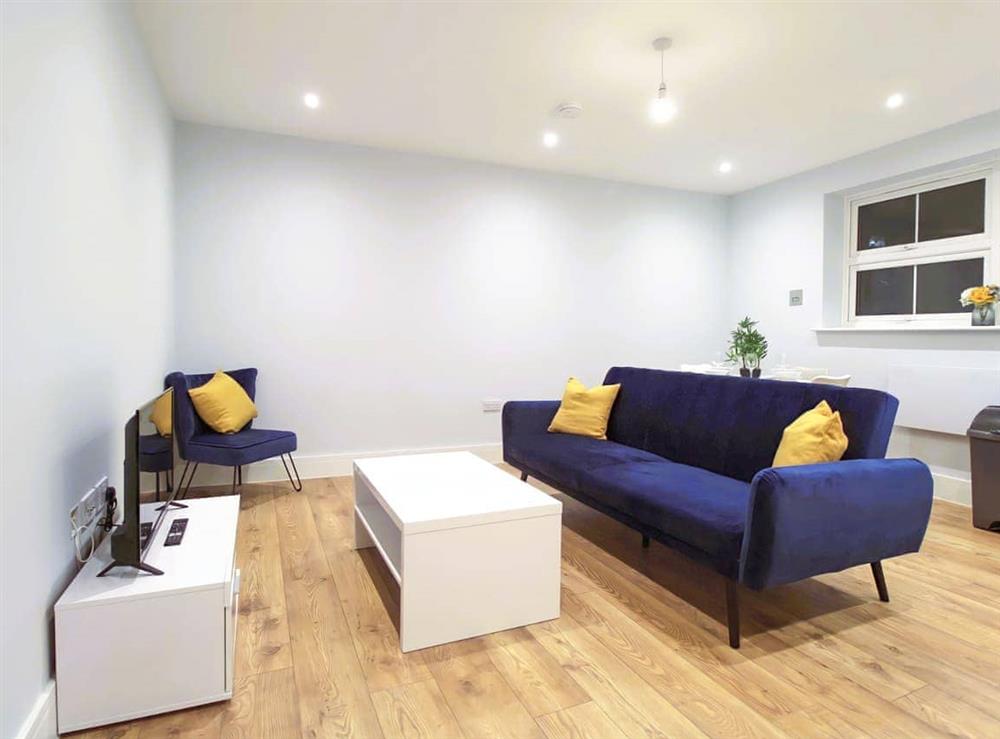 Open plan living space at Flat 4 Albert in Ramsgate, Kent