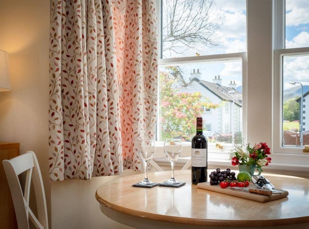 Dining area at Flat 4, Lonsdale House in Keswick, Cumbria