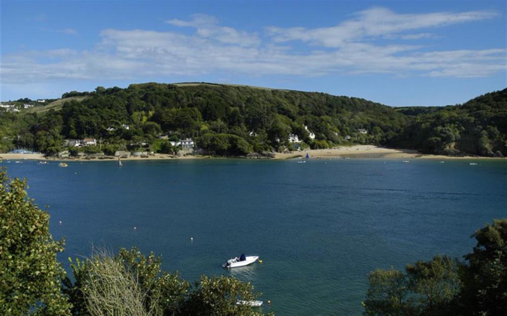 The view as you walk towards Salcombe. at Flat 4, Sandhills House in Salcombe