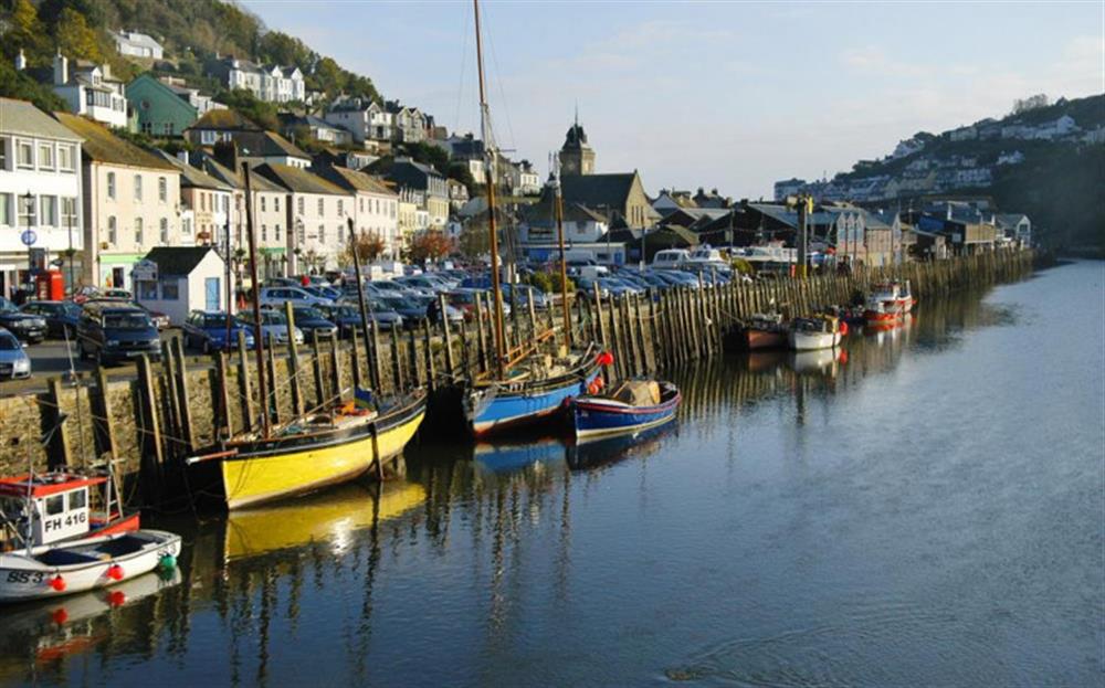 East Looe harbour side. at Flat 4, West Quay House, in Looe