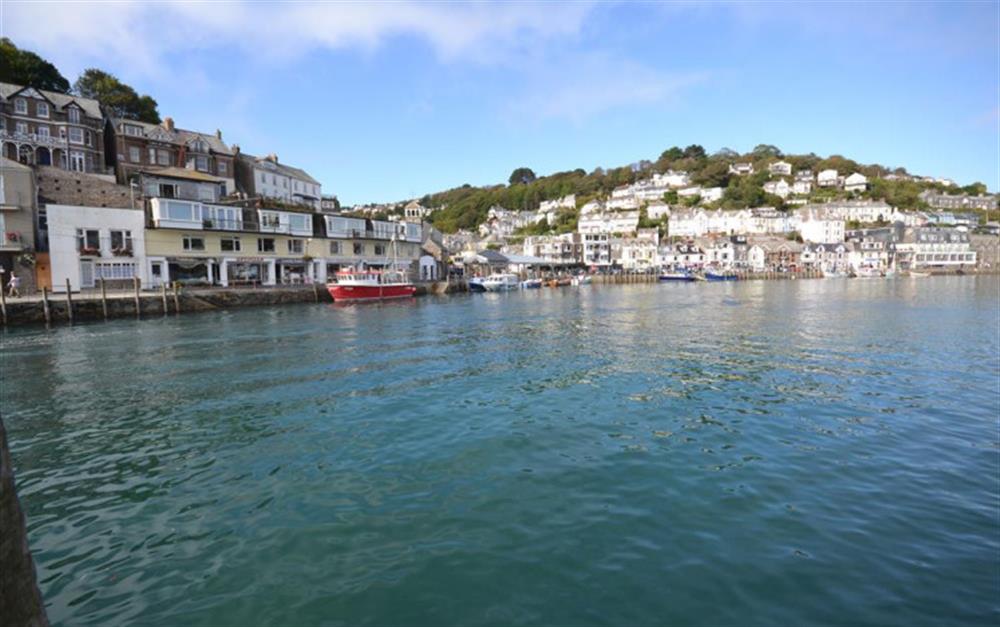 View across to Flat 4 on the left at Flat 4, West Quay House, in Looe