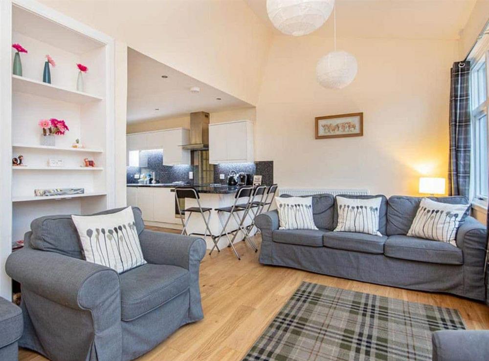 Open plan living space at Flat 7 in Aviemore, Inverness-Shire