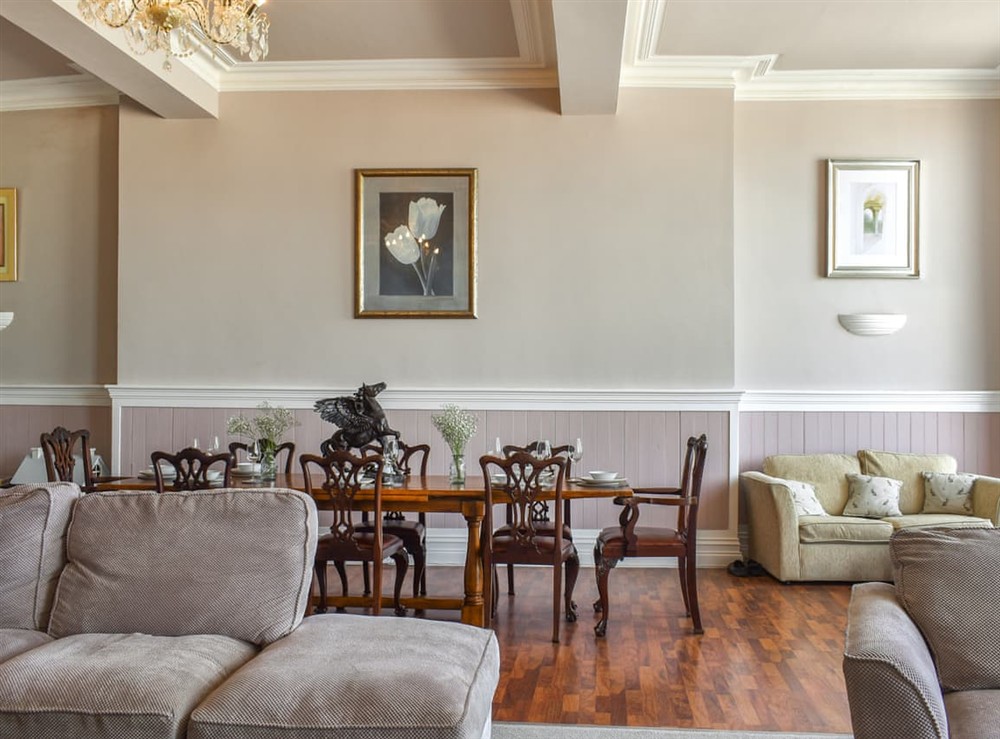 Open plan living space (photo 4) at Flat 7 Clifton House in Ilfracombe, Devon