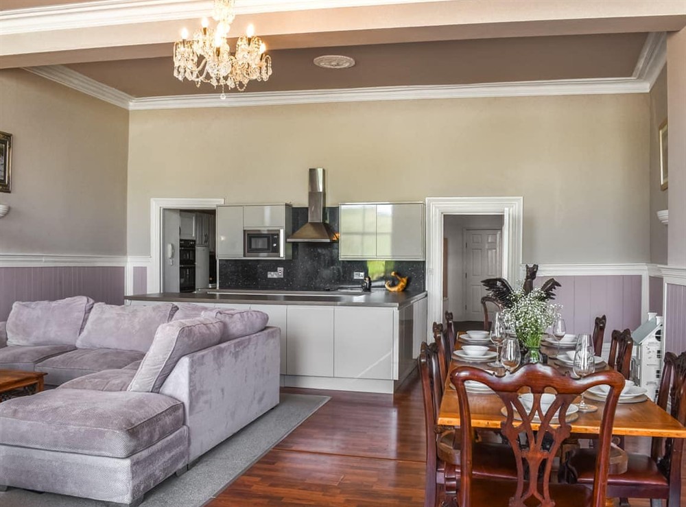 Open plan living space (photo 5) at Flat 7 Clifton House in Ilfracombe, Devon