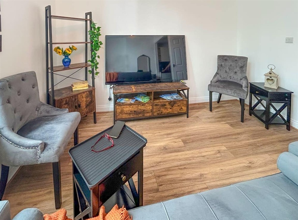 Living area at Flat One in Weymouth, Dorset