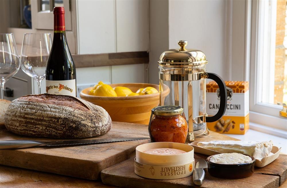 A lunch spread