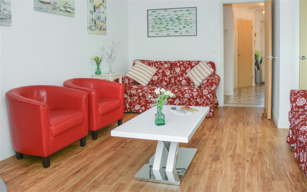 Enjoy the living room at Fledglings in Seaton