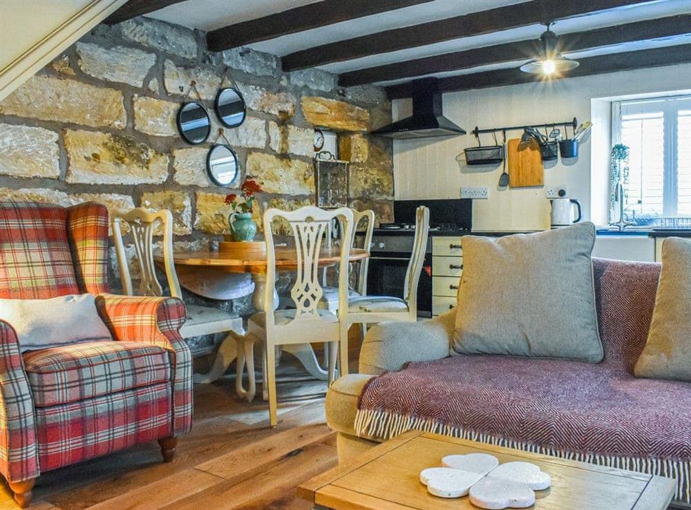 Dining Area at Fleur Cottage in Whitby, North Yorkshire