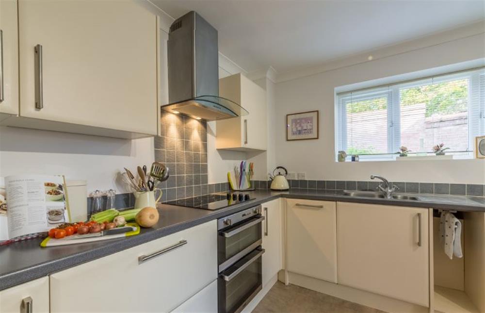 Ground floor:  Kitchen/breakfast room with electric oven and hob at Flint House, Castle Acre near Kings Lynn