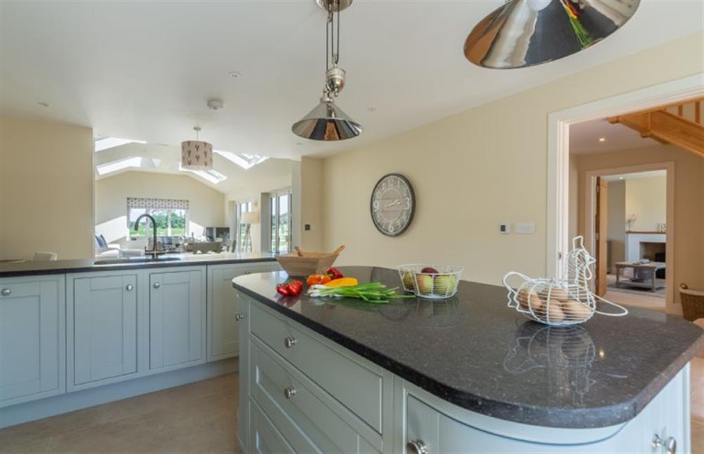 Ground floor: Beautiful fitted kitchen at Flint House, Wighton near Wells-next-the-Sea