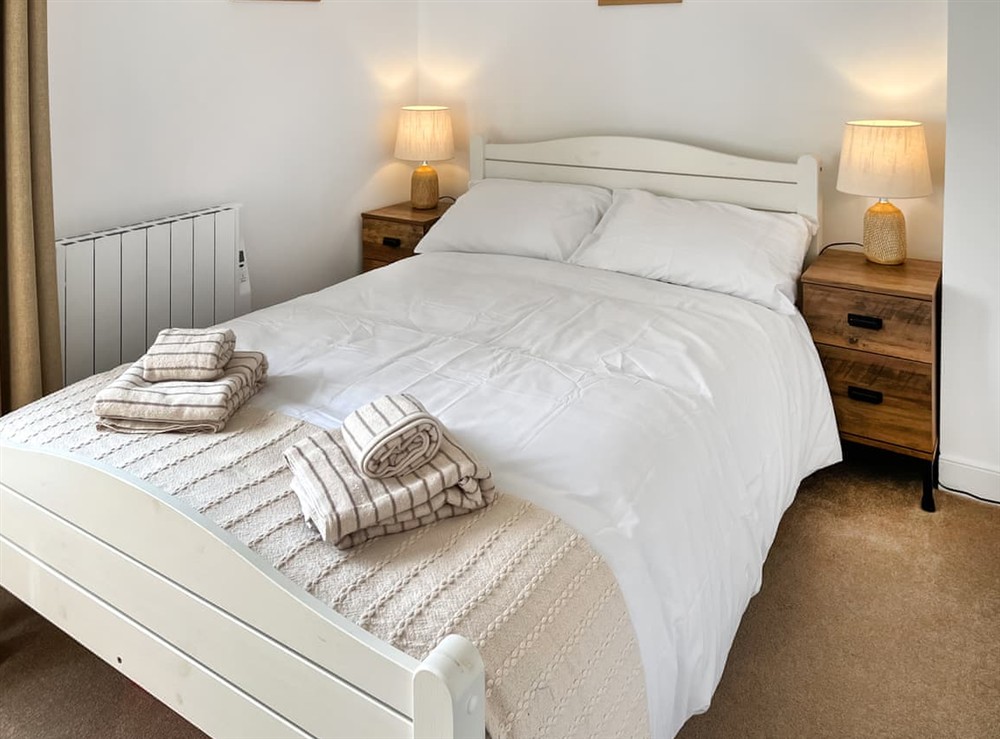 Double bedroom at Flock Cottage in Eye, Suffolk