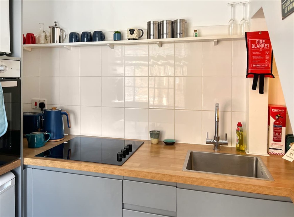 Kitchen at Flock Cottage in Eye, Suffolk