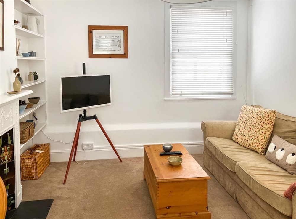 Living area at Flock Cottage in Eye, Suffolk