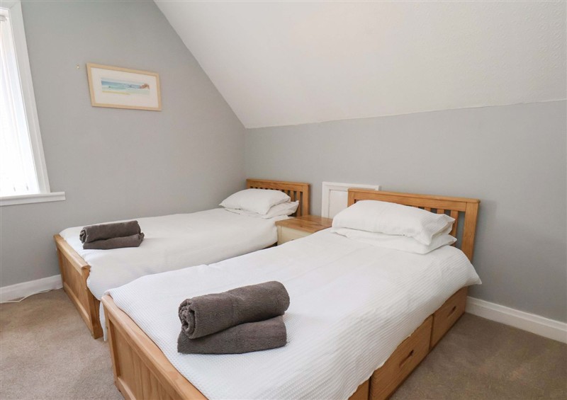 One of the bedrooms at Floraville, Cayton Bay